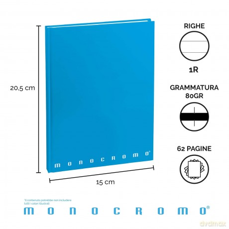 Cf5quaderno A5 Cart Monocromo 1r