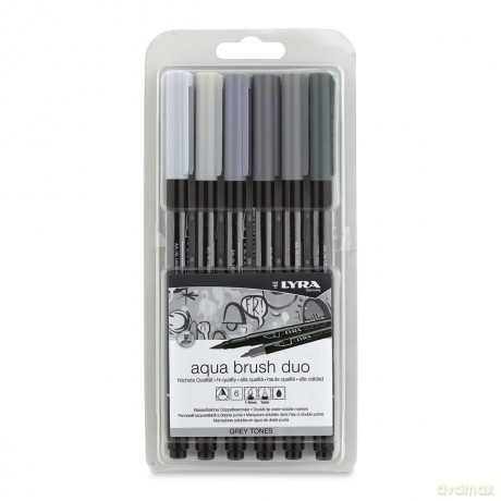 Cf6 Aqua Brush Duo Grey Tones