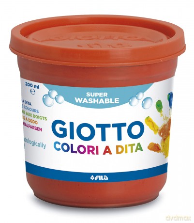 Cf6 Giotto Colori Dita 200ml