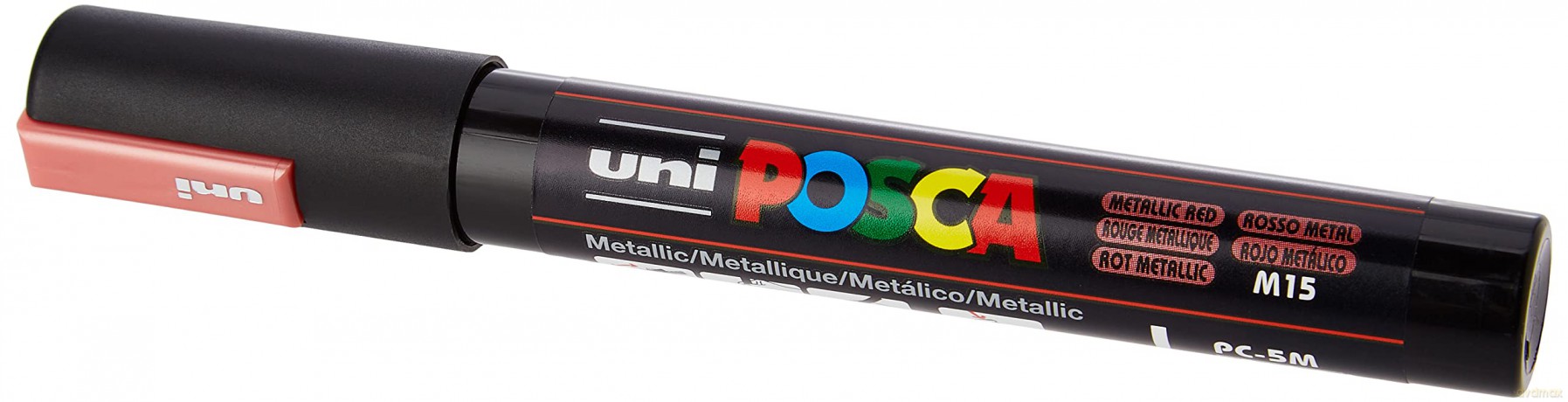 Cf6 Posca Medio Rosso Metal