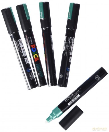 Cf6 Posca Medio Verde Metal
