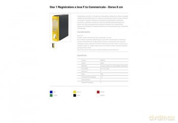 Cf6 Registratori Dox 1 Giallo