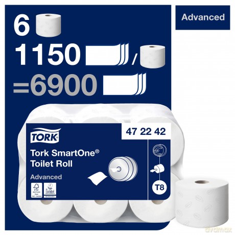Cf6 Tork Carta Igienica Smart One
