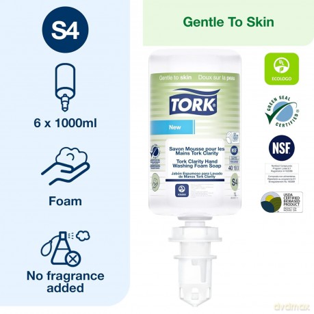 Cf6 Tork Sapone Schiuma Limpido