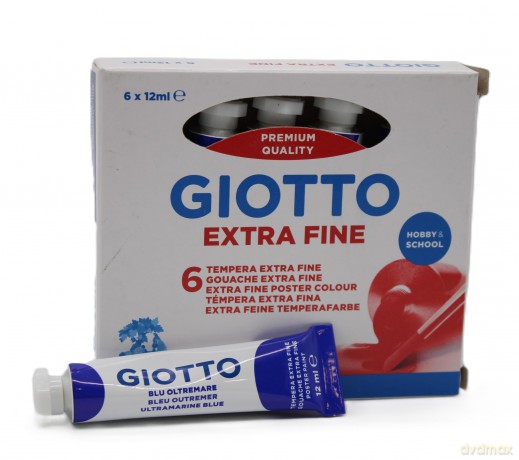 Cf6 Tub. Tempera 12ml Blu Oltrem