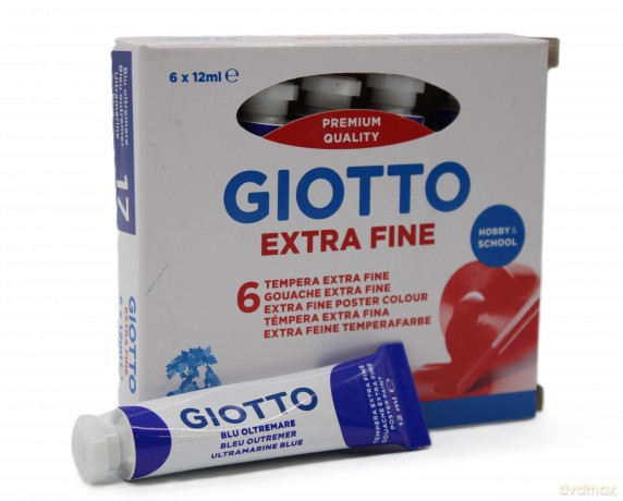 Cf6 Tub. Tempera 12ml Blu Oltrem