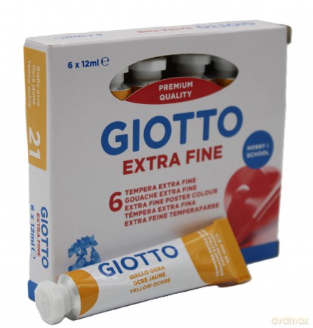 Cf6 Tub. Tempera 12ml Giallo Ocr