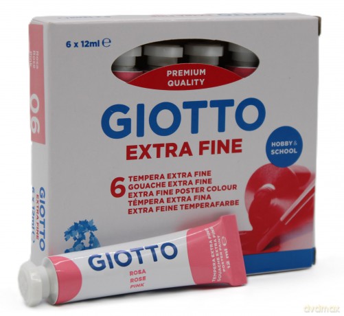 Cf6 Tub. Tempera 12ml Rosa
