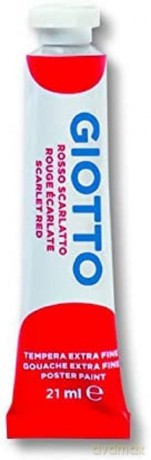Cf6 Tub. Tempera 21ml Rosso Scarla
