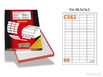 Cf6800 Etichette 48 5x17 Fg100