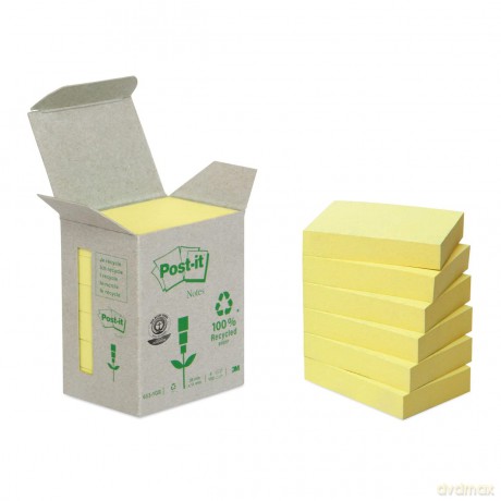 Cf6postit 51x38 Ricicl Giallo Li
