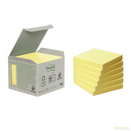 Cf6postit 76x76 Ricicl Giallo Li