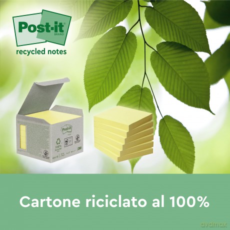 Cf6postit 76x76 Ricicl Giallo Li