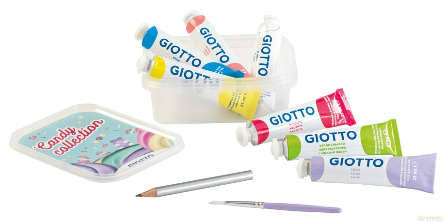 Cf7 Giotto Candy Tubi Tempera 21ml
