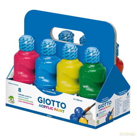 Cf8 Giotto Schoolpack Tempera 250ml
