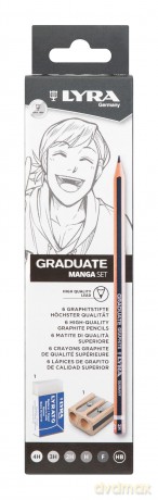 Cf8 Matite + Gomma +Temp Manga