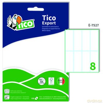 Cf80 Etichette Bianche 75x27