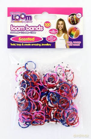 Loom bands multi - kolor (300 sztuk) (gumki) [Gadżet]