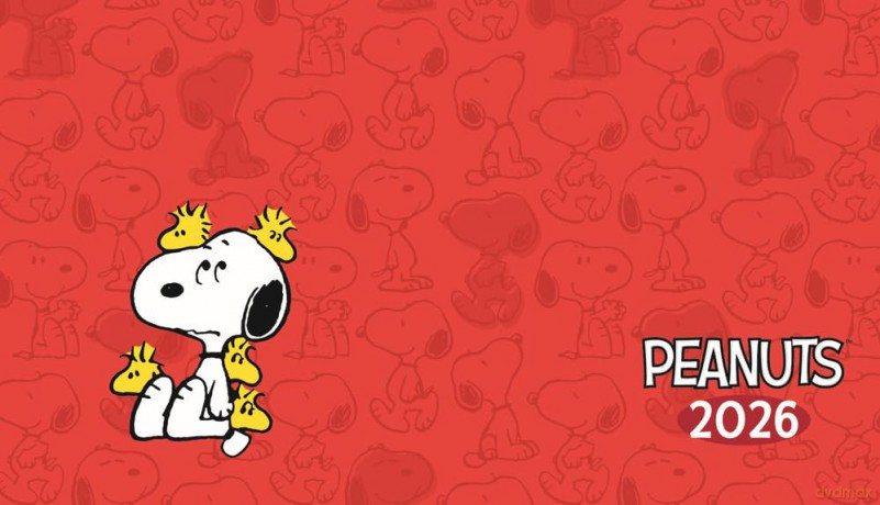 Charles M. Schulz - Peanuts. Agenda Orizzontale 2026