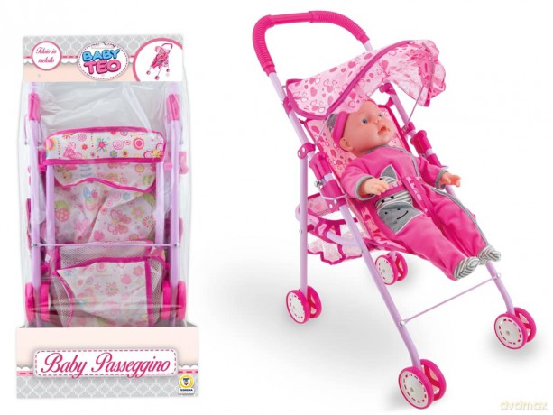 Ciao Ciccio - Baby Passeggino In Metallo 2 Ass H. 55 Cm - Busta