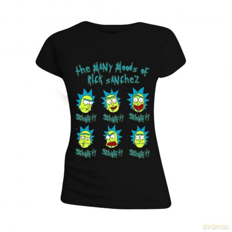 City Time Damen T-Shirt Many Moods Of Rick