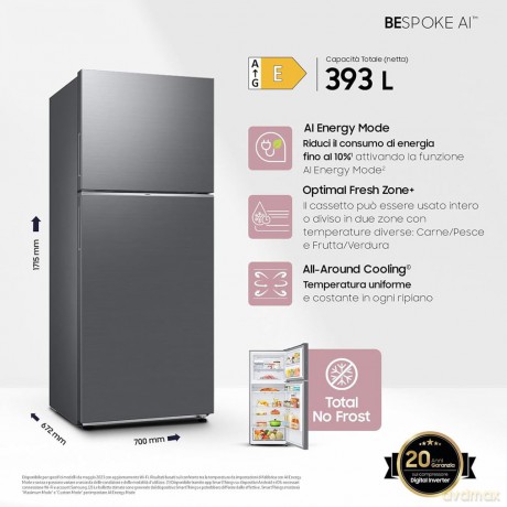 Classe E 70 Cm Metal Inox