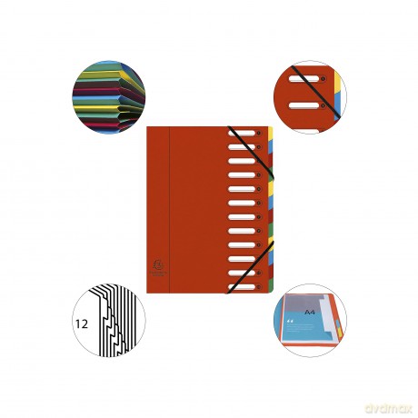Classificatori 12scompart Rosso