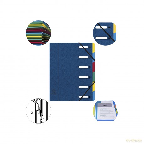 Classificatori 6scompart Blu
