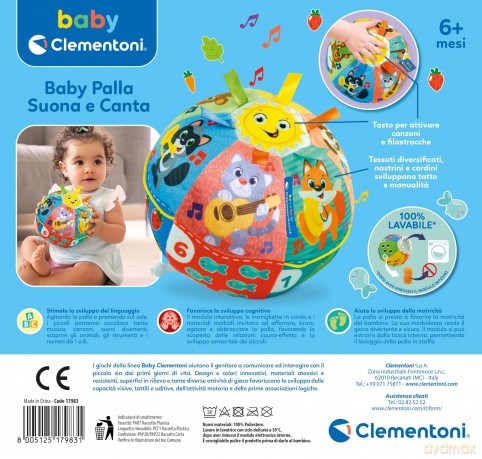 Clementoni Baby Clementoni Baby Palla Suona E Canta