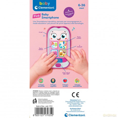 Clementoni Baby Clementoni Baby Smarphone Pink