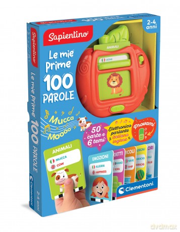 Clementoni Educativi Giochi Sapientino Ela Le Mie Prime 100 Parole