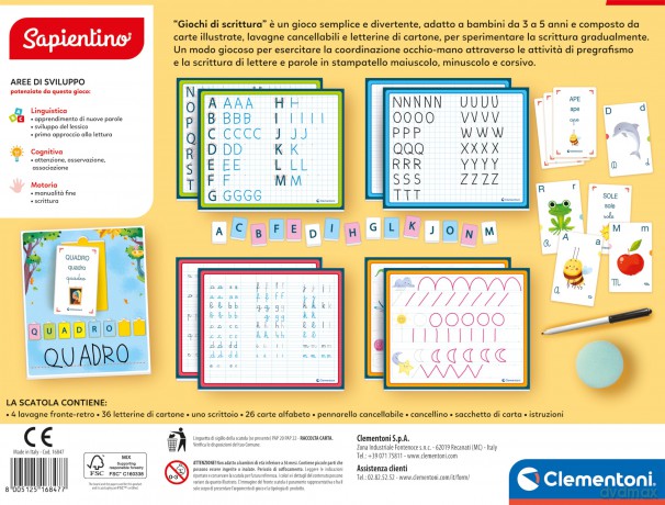 Clementoni Educativi Giochi Sapientino Giochi Di Scrittura