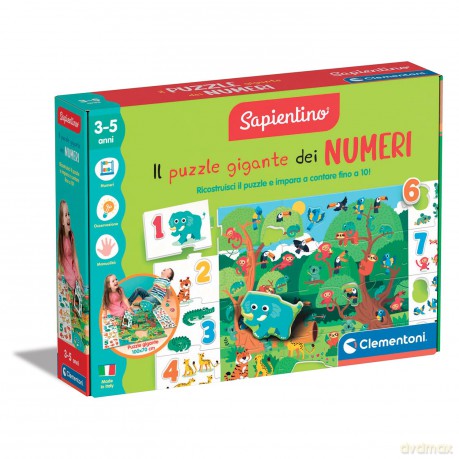 Clementoni Educativi Giochi Sapientino Il Puzzle Gigante Dei Numeri
