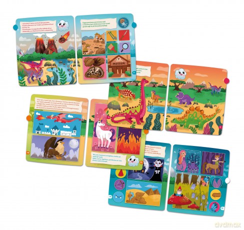 Clementoni Educativo Sapientino Elettronici Girapagina - Libro Dinosauri Made In Italy