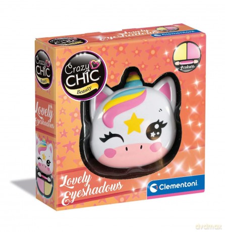 Clementoni Giochi Creativi Crazy Chic - Mini Trucchi Unicorno Made In Italy