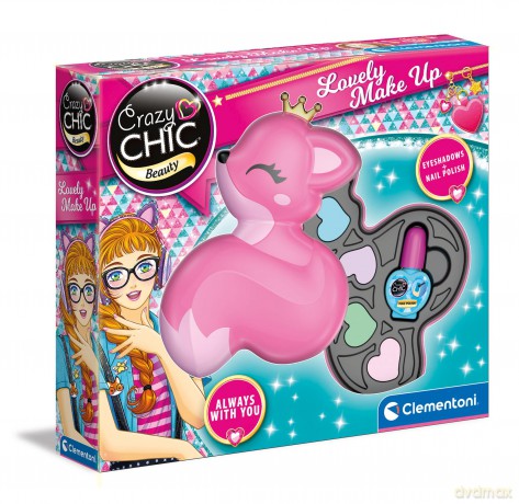 Clementoni Giochi Creativi Crazy Chic -Trousse Volpe Made In Italy