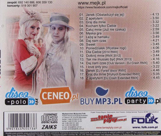 Janek: Mejk [CD]