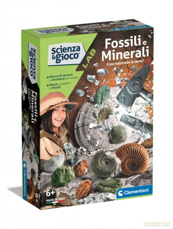 Clementoni Giochi Sientifici Lab Fossili E Minerali Made In Italy