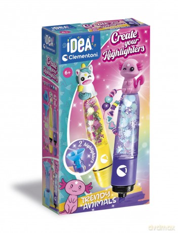 Clementoni Idea - Mini Lab.Evidenziatori Trendy Animals
