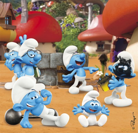 Clementoni Pzl 3x48 Pz - Smurfs