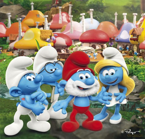 Clementoni Pzl 3x48 Pz - Smurfs