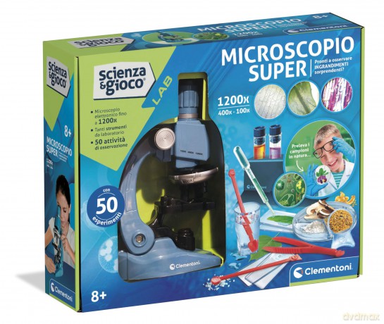 Clementoni Scienza E Gioco Lab Microscopio Super
