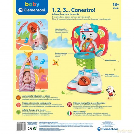 Clementoni: Baby - Conta Canestro