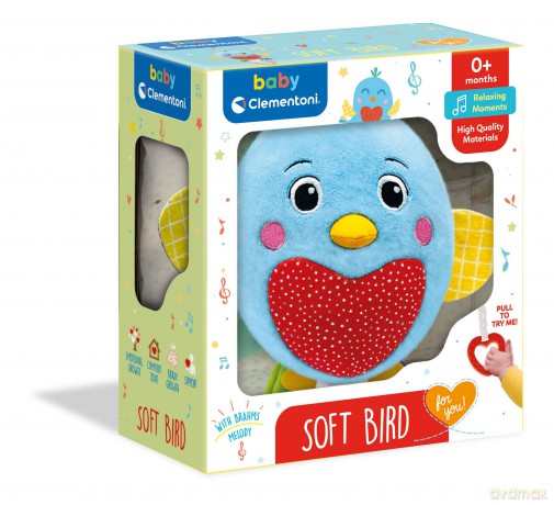 Clementoni: Baby For You Prima Infanzia Soft Bird Musical Plush