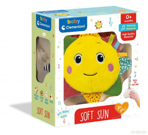 Clementoni: Baby For You Prima Infanzia Soft Sun Musical Plush