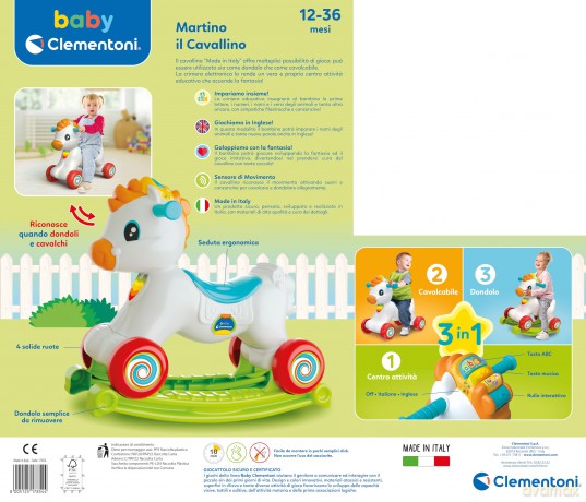 Clementoni: Baby Martino - Il Cavallino (Made In Italy)