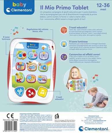 Clementoni: Baby Prima Infanzia Il Mio Primo Tablet