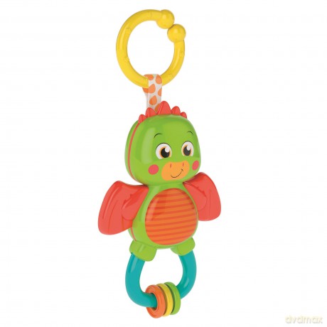 Clementoni: Baby Rattles Teething Dinosaur Made In Italy
