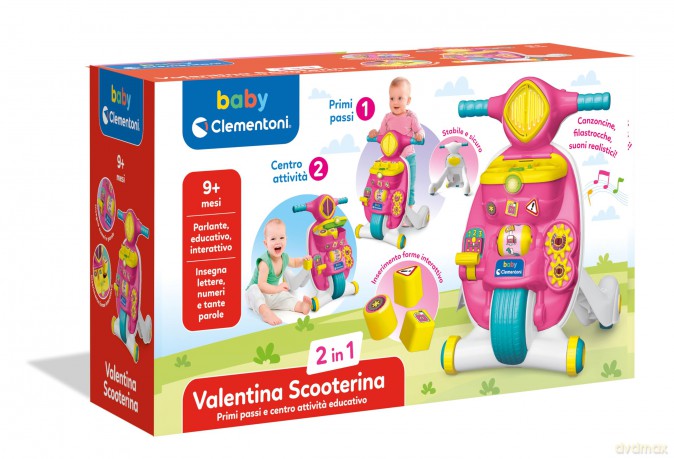 Clementoni: Baby Valentina - Scooterina 2 In 1 (Made Iin Italy)
