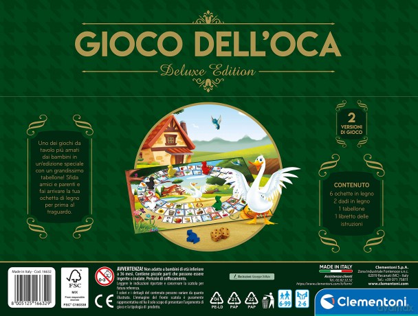 Clementoni: Board Games Il Gioco Dell'Oca Deluxe